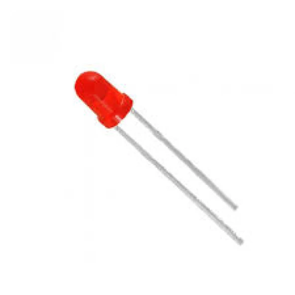 LED 3mm Kırmızı Difused (10 Adet) ürün görseli 1