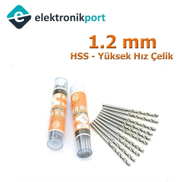 Matkap Ucu 1,2mm (HSS Yüksek Hız Çelik) ürün görseli 1