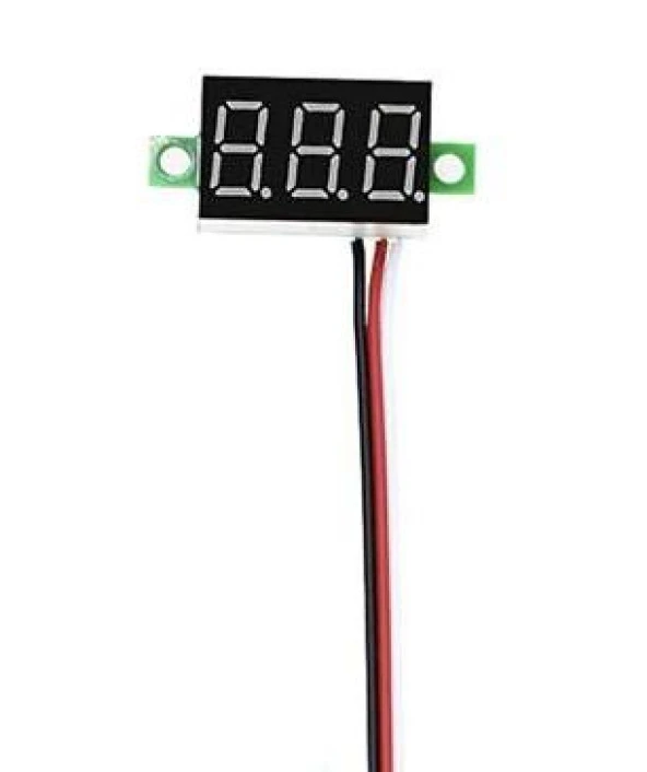 Dijital Voltmetre DC 0-100V 0.28 inç Kırmızı ürün görseli 1