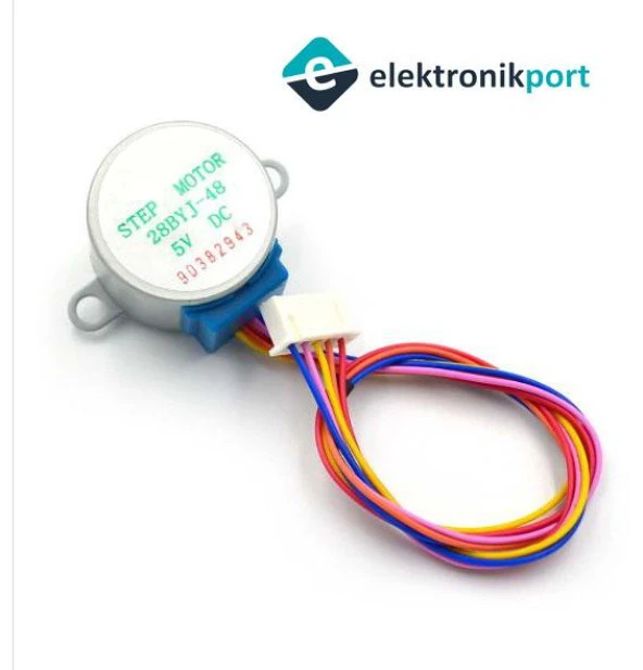 Step Motor 28BYJ-48 Redüktörlü - Resim 2