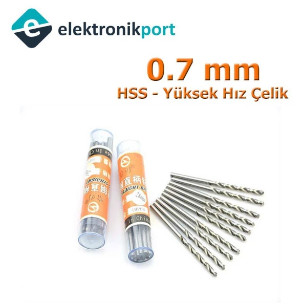 Matkap Ucu 0.7mm (HSS Yüksek Hız Çelik ) ürün görseli 1