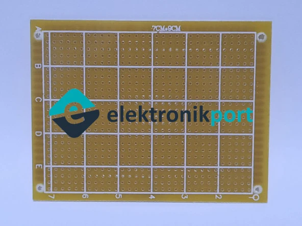 Delikli Plaket 7x9 Pertinaks ürün görseli 1