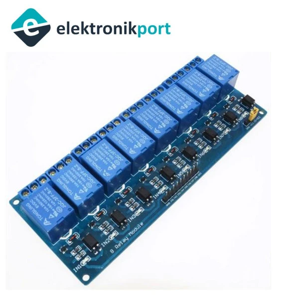 Röle Modülü - 8 Kanal 5V Arduino ürün görseli 1