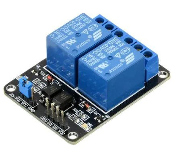 Röle Modülü - 2 Kanal 5V Arduino ürün görseli 1