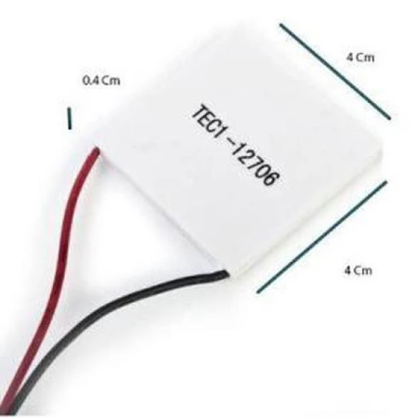 TEC1-12706 Peltier Thermoelectric Cooler - Resim 2