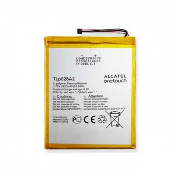 Alcatel OneTouch Pixi 3 Tablet Bataryası, Pili TLP028A2 kr10684-285696 ürün görseli 1