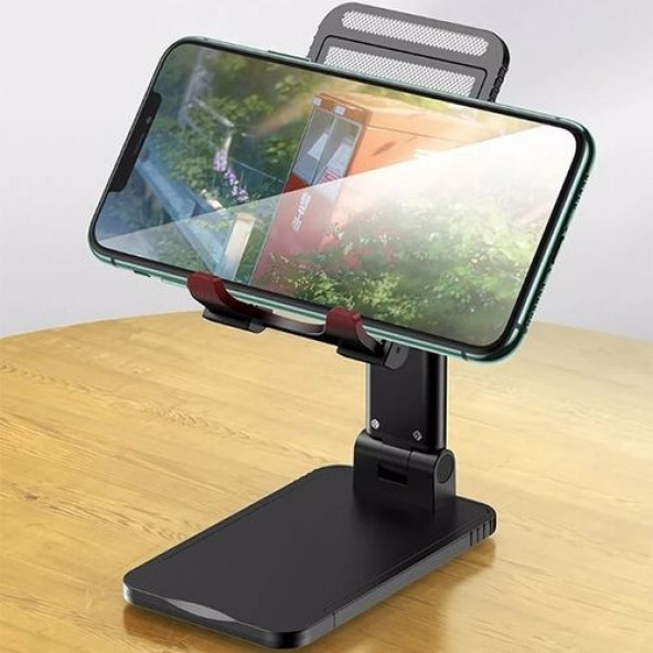 Ayarlanabilir Katlanabilir Masaüstü Tablet Tutucu - Resim 3