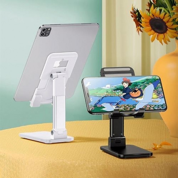 Ayarlanabilir Katlanabilir Masaüstü Tablet Tutucu - Resim 4