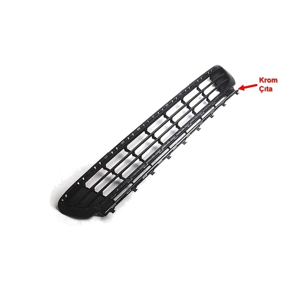 VW Golf 7 2013-2017 Ön Tampon Orta Izgarası Kromlu Orj Tip 5G0853671 ürün görseli 1