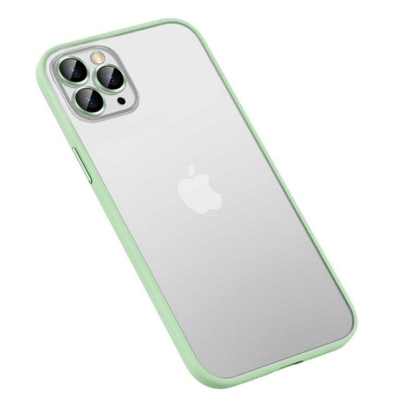 iPhone 12 Pro Max Kılıf Retro Kamera Lens Korumalı Renkli Lüx Mat Kapak ürün görseli 1