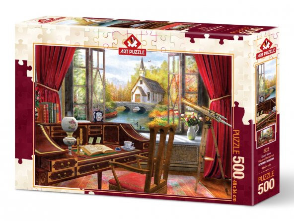 Art Puzzle Çalışma Manzaram 500 Parça Puzzle - Resim 2