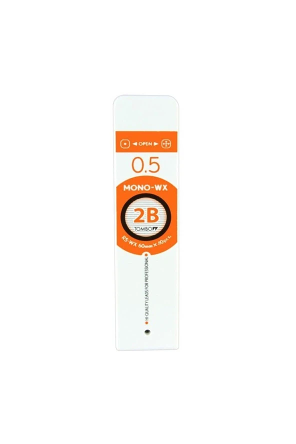 Tombow Min Mono-WX 2B 0.5 MM Versatil Kalem Ucu (10 Tüp) ürün görseli 1