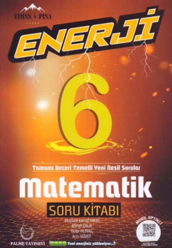 6. Sınıf Matematik Enerji Soru Kitabı Palme Yayınları ürün görseli 1