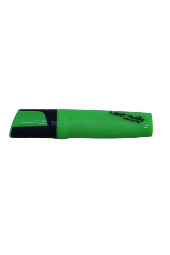 Bic Marking Highlighter Flat Fosforlu Kalem Yeşil (12 Li Paket) ürün görseli 1