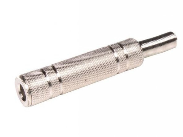 6.3 mm TRS Stereo Metal Dişi Jack ürün görseli 1
