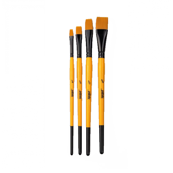 Pebeo Fırça Seti Düz Kesik No:1/4-3/8-1/2-5/8 4 LÜ SET-10 ürün görseli 1