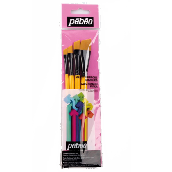 Pebeo Fırça Seti Angular No:1/4-3/8-1/2-5/8 4 LÜ SET-9 ürün görseli 1