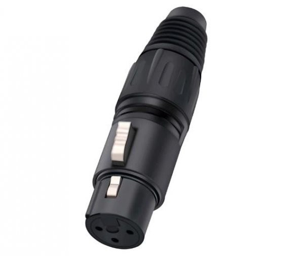 3 Pin XLR Dişi Kaliteli Mikrofon Konnektörü ürün görseli 1