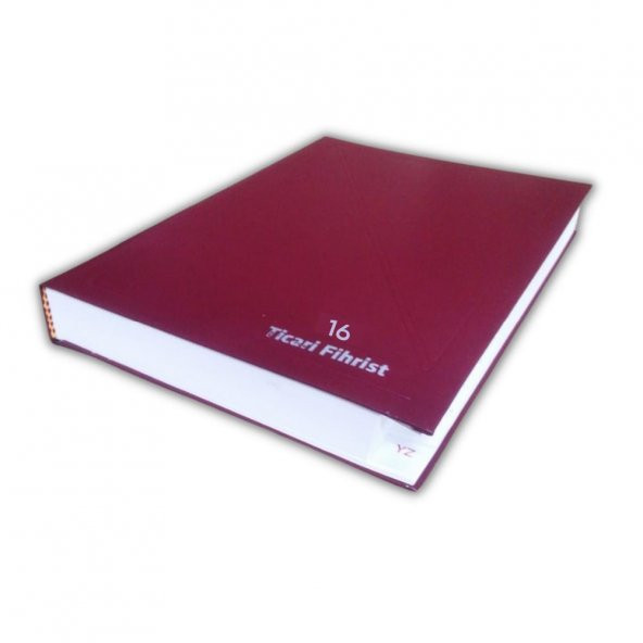 Fihrist Ticari 16lı 20x28 Bordo Cilt Bezli 1 Adet Artlantis Ticari Firhist Bordo 20*28 ürün görseli 1