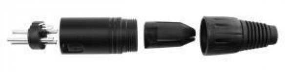 3 Pin XLR Kaliteli Erkek Jack - Resim 3