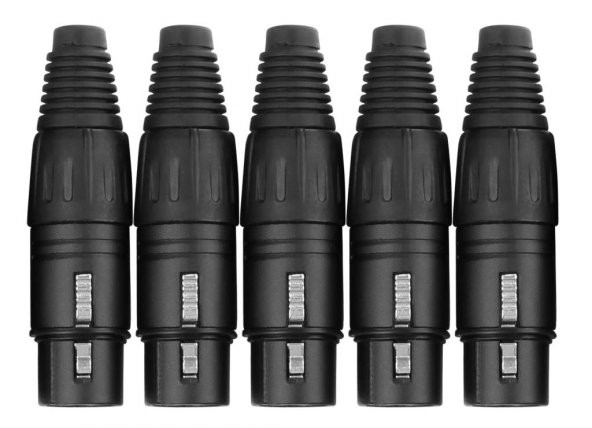 3 Pin XLR Kaliteli Dişi Jack - Resim 2