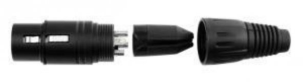 3 Pin XLR Kaliteli Dişi Jack - Resim 3
