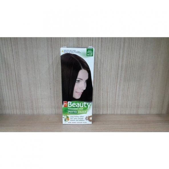 Mm Beauty Bitkisel Saç Boyası Koyu Kahve M17 ürün görseli 1