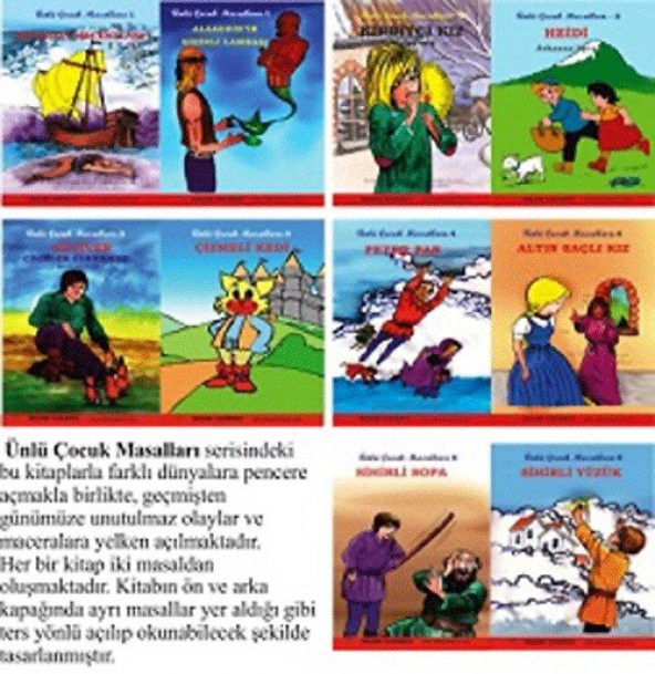 Ünlü Çocuk Masalları (5 Kitap) ürün görseli 1