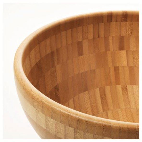 Bambu Servis Kasesi Ölçü 28 Cm IKEA Bambu Kase-Adet - Resim 2