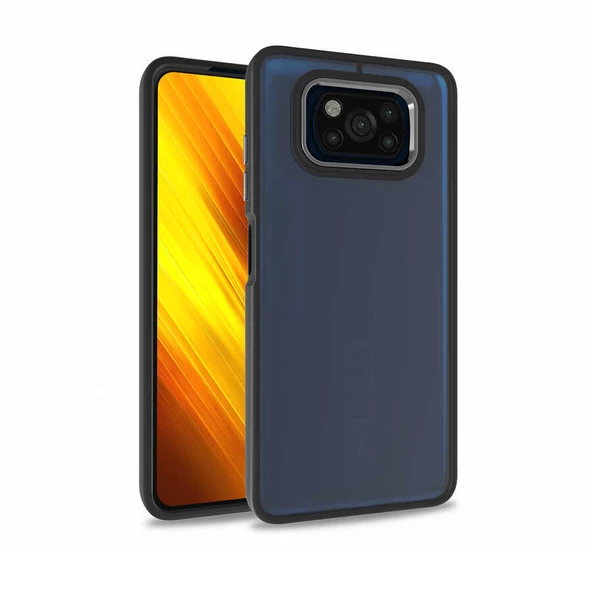 Gpack Xiaomi Poco x3 Pro Kılıf Flora Sert Silikon Arkası Cam Şeffaf - Resim 5