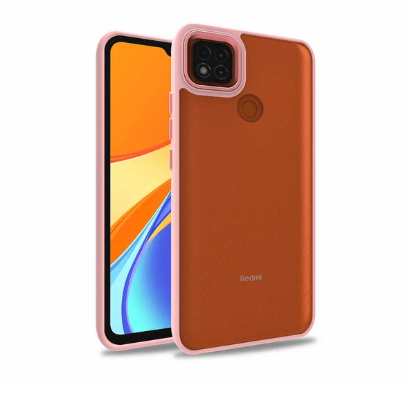 Gpack Xiaomi Redmi 9C Kılıf Flora Sert Silikon Arkası Cam Şeffaf - Resim 6