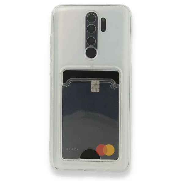 Gpack Xiaomi Redmi Note 8 Pro Kılıf 1 Adet Kartlıklı Şeffaf Silikon Lüx Korumalı ürün görseli 1