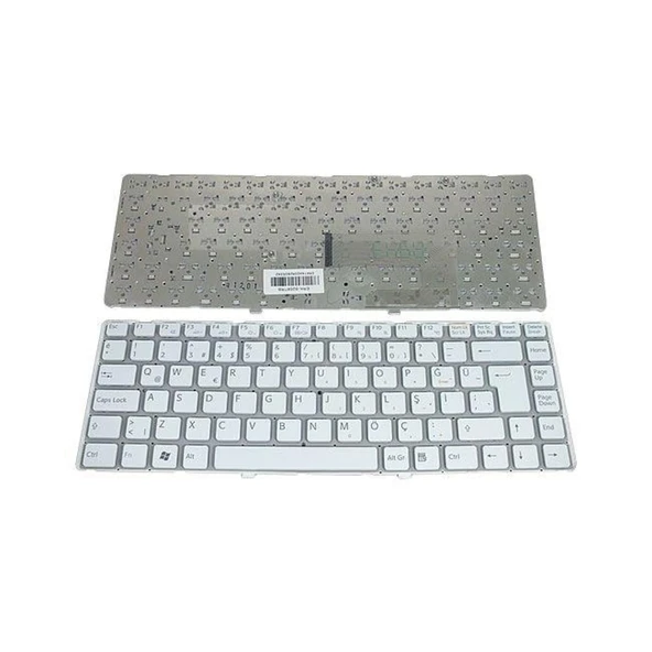 Sony Vaio VGN-NW VGNNW PCG-7171M PCG-7181M Notebook Klavyesi - Beyaz - TR ürün görseli 1