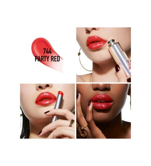 Dior Addict Stellar Shine Stick 744 Party Red ürün görseli 1