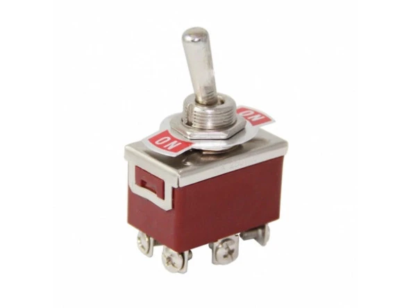 IC-158  Toggle Swıtch Büyük Boy On-Off-On 6P Vidalı ürün görseli 1