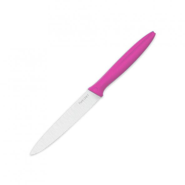 Pirge 46004 Purline Dişli Sebze Bıçağı Sivri Pembe ürün görseli 1