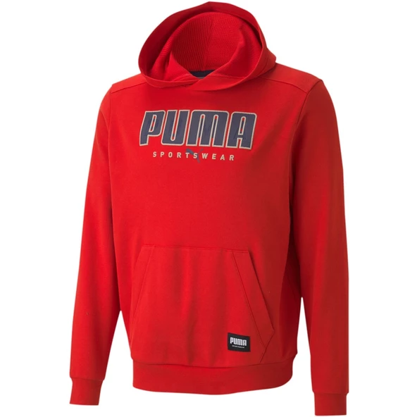 Puma Erkek Hoodie Athletics ERKEK SWEATSHİRT 58345611 KIRMIZI ürün görseli 1