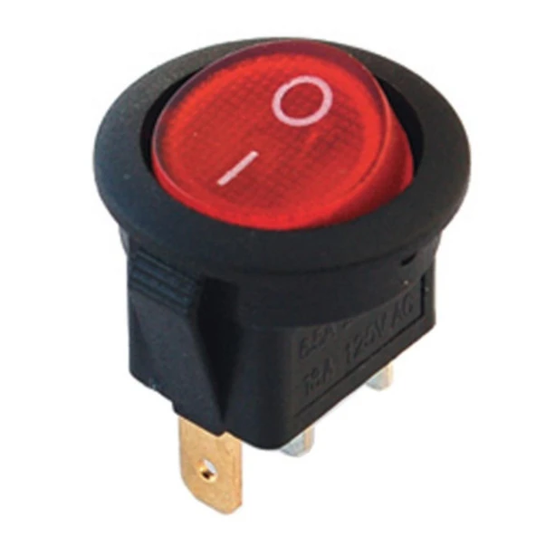 IC-131  Yuvarlak Işıklı Anahtar On-Off 3P ürün görseli 1