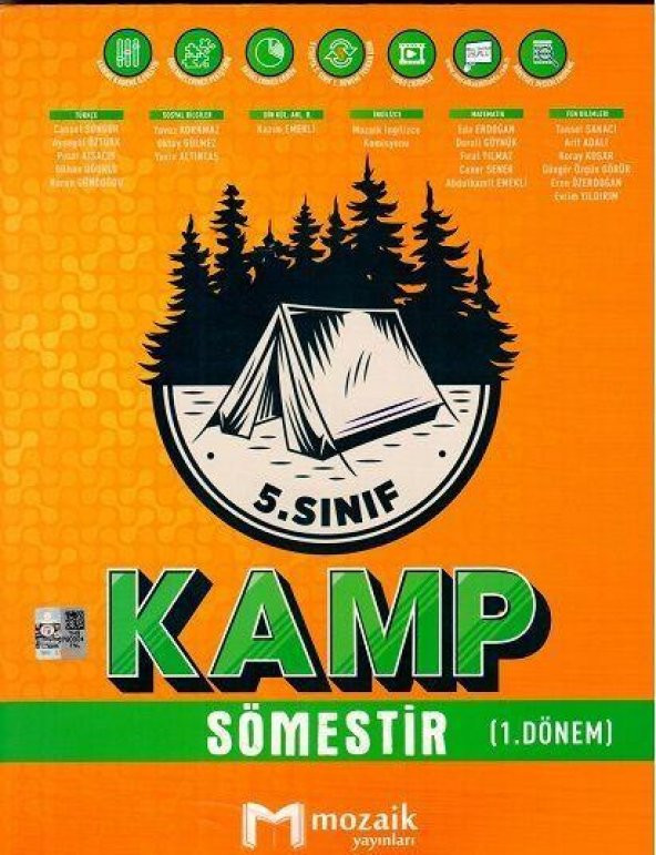 5. Sınıf Kamp Sömestir 1. Dönem Mozaik Yayınları ürün görseli 1