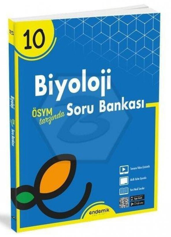 10. Sınıf Biyoloji Soru Bankası Endemik Yayınları ürün görseli 1