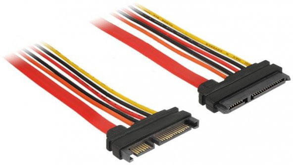 22 Pin SATA Güç+Veri Uzatma Kablosu 30 cm ürün görseli 1