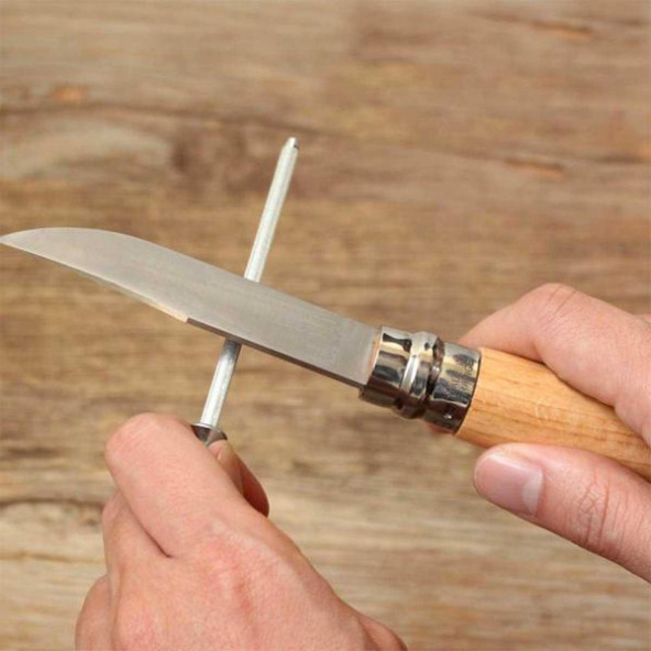 Opinel Mini Masat Paslanmaz Çelik Bıçak Bileyici 7.5 CM ürün görseli 1