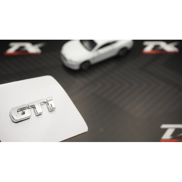Volkswagen Golf GTİ Bagaj 3M 3D Krom ABS Yazı Logo Amblem ürün görseli 1