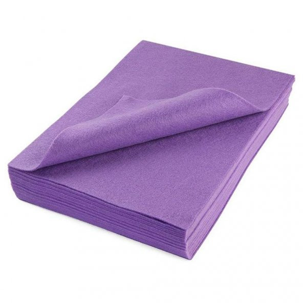 İnce Keçe Ucuz Yerli Mor 1 mm 100 x 100 cm ürün görseli 1