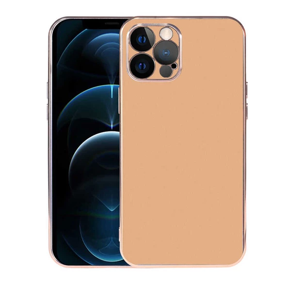 iPhone 12 Pro Kılıf Viyana Yüzeyi Buzlu Transparan Tasarım Kılıf - Resim 4
