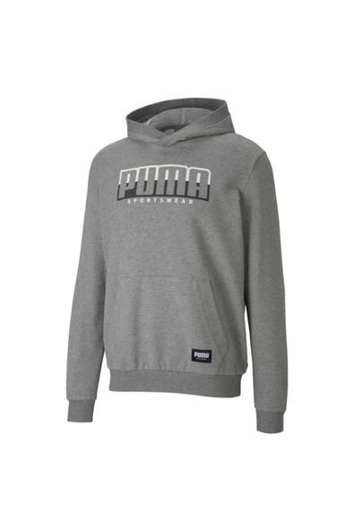 Puma Erkek Spor Gri Sweatshirt - ATHLETICS - 58134703 ürün görseli 1