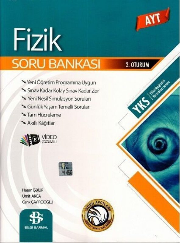 AYT Fizik Soru Bankası Bilgi Sarmal Yayınları ürün görseli 1