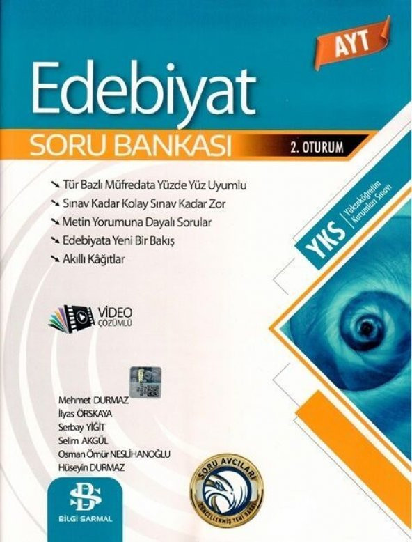 AYT Edebiyat Soru Bankası Bilgi Sarmal Yayınları ürün görseli 1