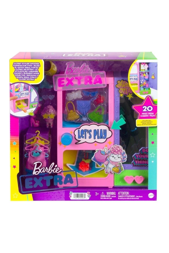 Barbie Extra Kıyafet Otomatı Oyun Seti ürün görseli 1