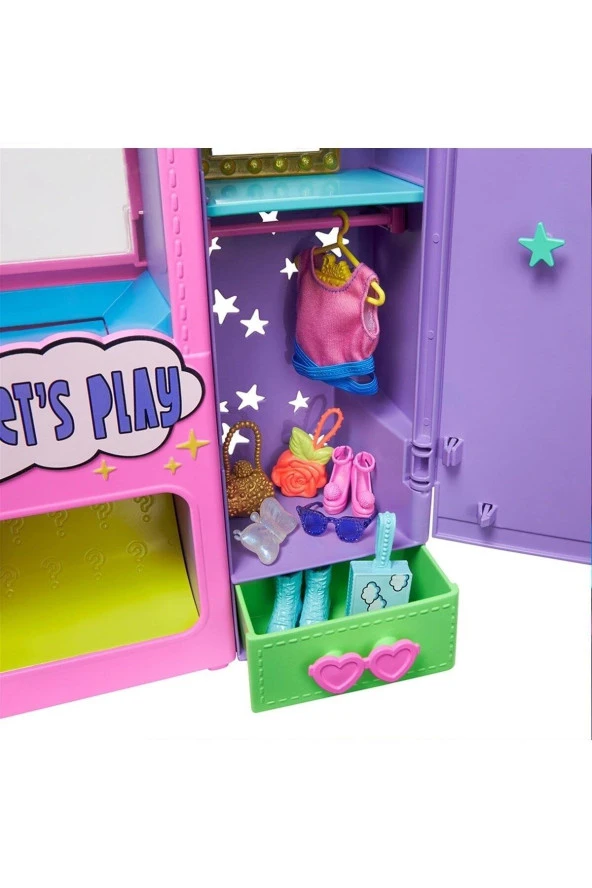 Barbie Extra Kıyafet Otomatı Oyun Seti - Resim 3